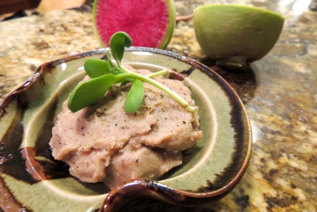 What Not to do with a Pretty Radish PLUS Balsamic and Roasted Garlic Bean Dip to Eat up With a Spoon